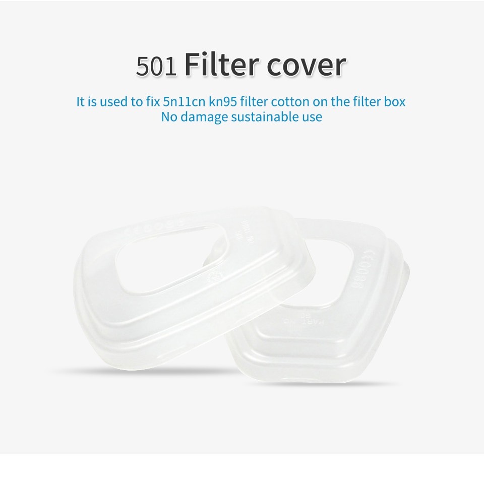 5N11 Cotton Filter /Cover Replacement For 6100 6200 6800 7502 Respirator Filters