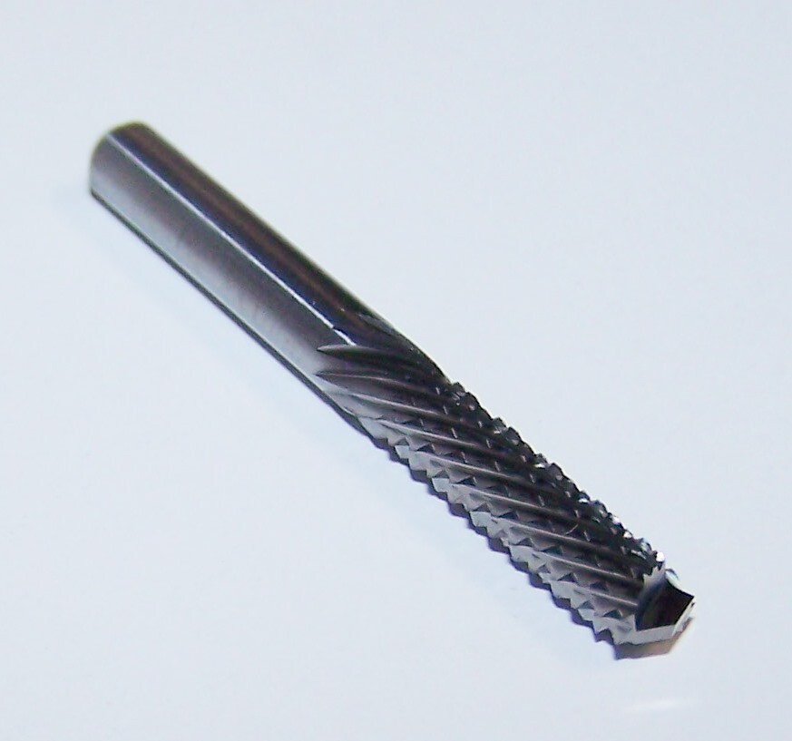 4.00mm (.1575″) CARBIDE DIAMOND CUT ROUTER BURR DOWNCUT KYOCERA 2121-1575.591D