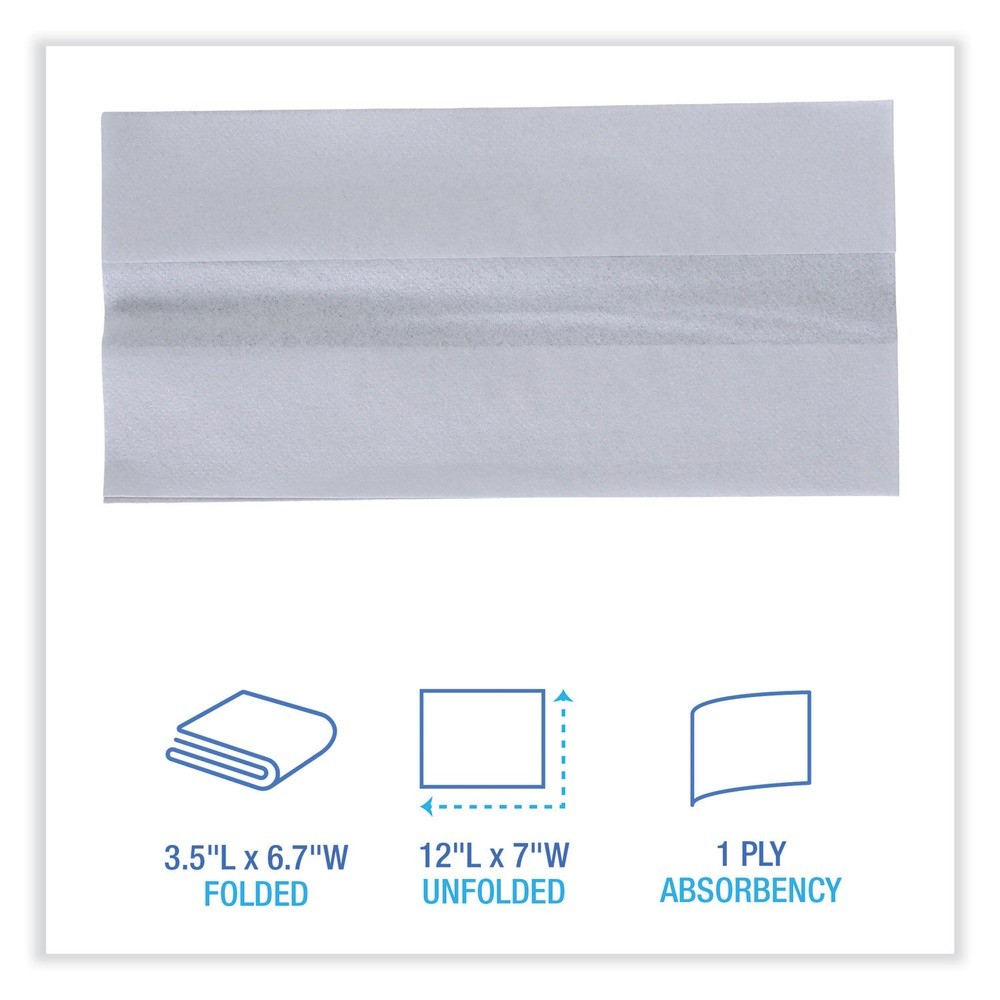 Boardwalk 8302W 12″ x 7″ Tallfold White Dispenser Napkin (500/Pk, 20 Pk/Ct) New