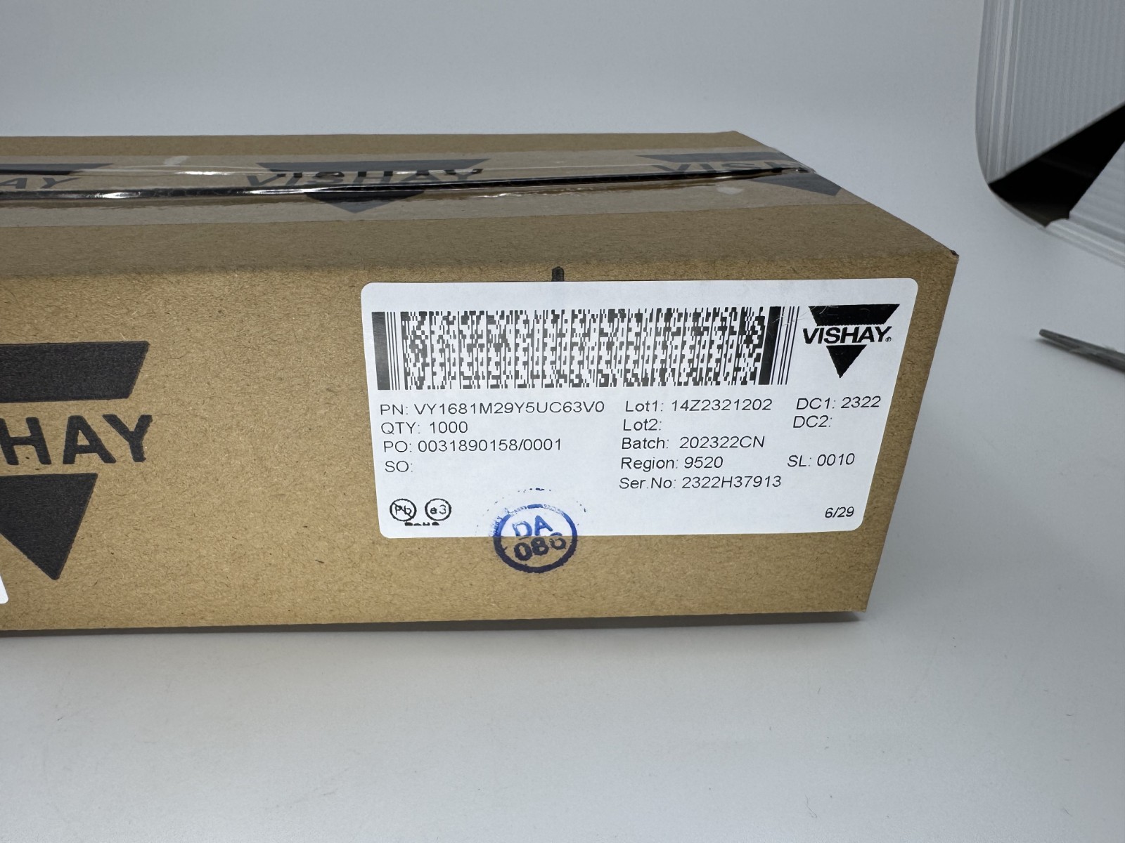 100 PCS S151K33SL0N63L6R Vishay 150 pF ±10% 1000V 1KV Ceramic Capacitor Class 1