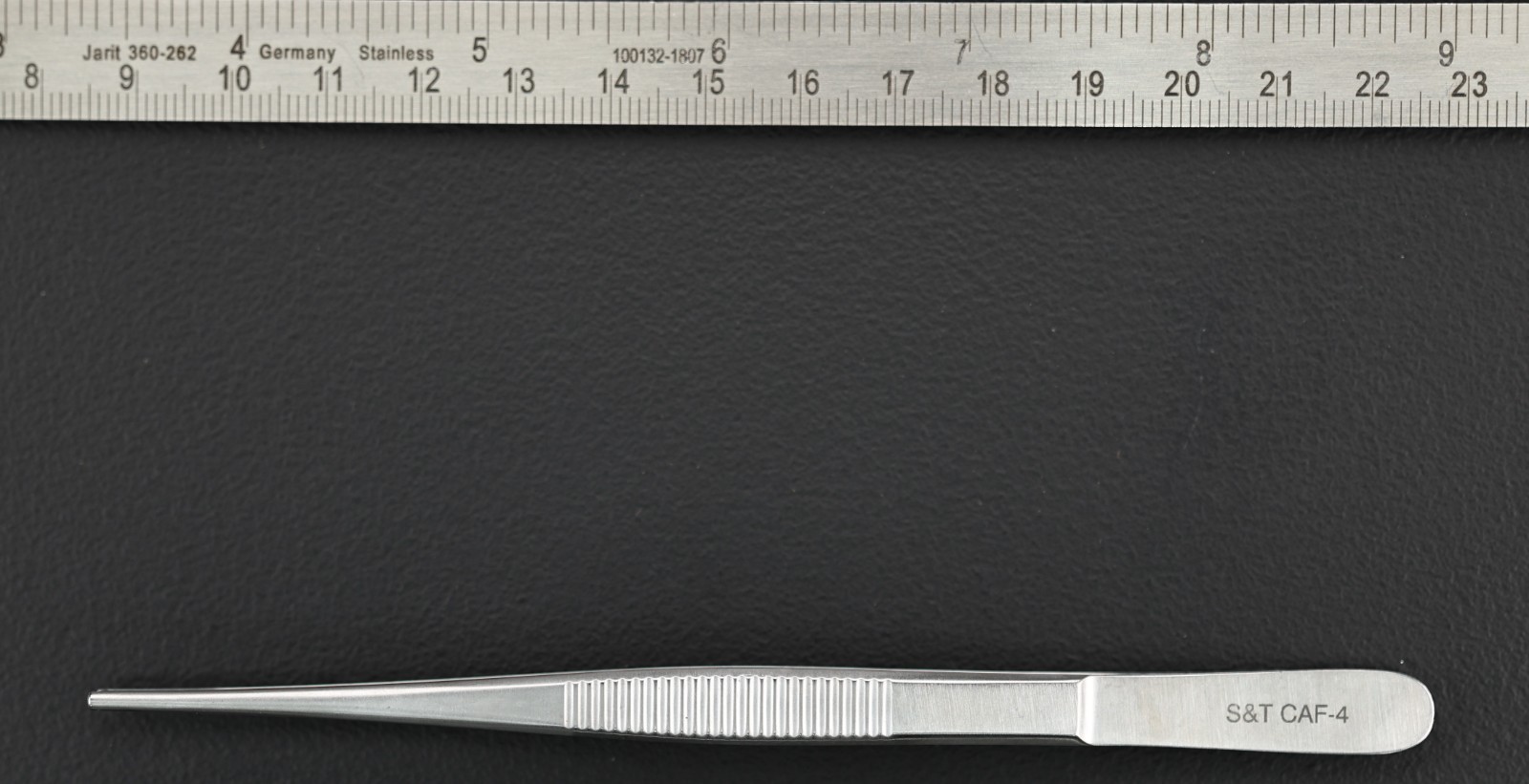 ASSI S&T CAF-4 Vascular Clamp Applying Pinzette Forceps 14cm