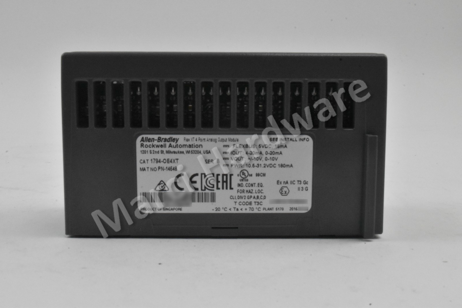 Allen Bradley 1794-OE4XT Flex I/O Analog Output 1794-0E4XT