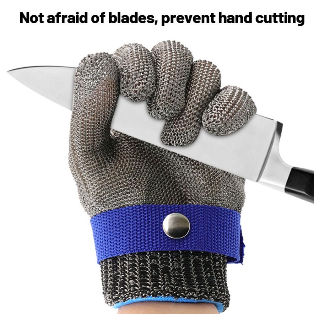 Cut Resistant Glove Stainless Steel Mesh Metal Glove for Kitchen Cooking Cutting