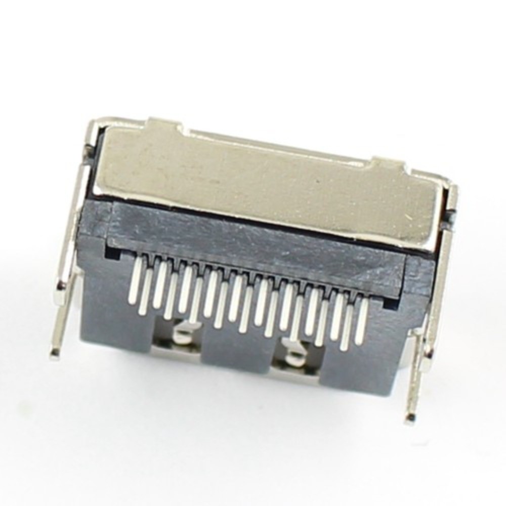 50Pcs New HDMI 19 Pin Female Right DIP PCB Socket Connector 4 Legs
