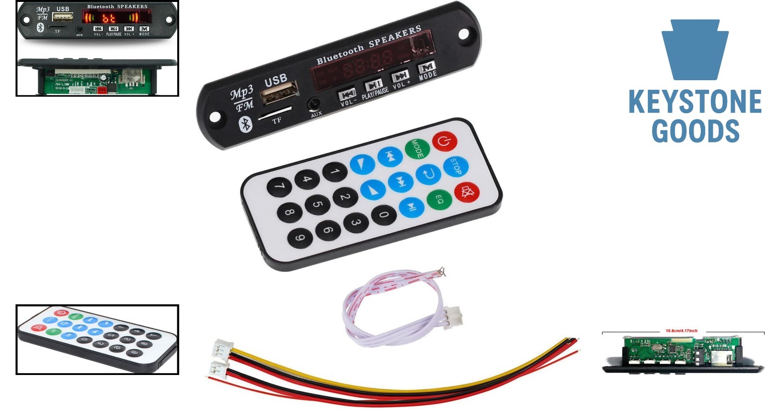 Digital WAV & MP3 Lossless Decoder Board with FM Radio & USB for Audio Projects