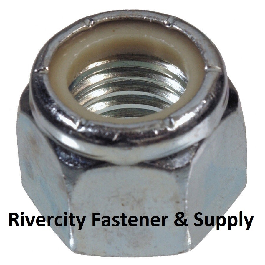 M5-0.8 Nylon Insert Lock Stop Nyloc Nuts 5mm x .8 Nut nylock M5x.8 Nuts M5 x .8
