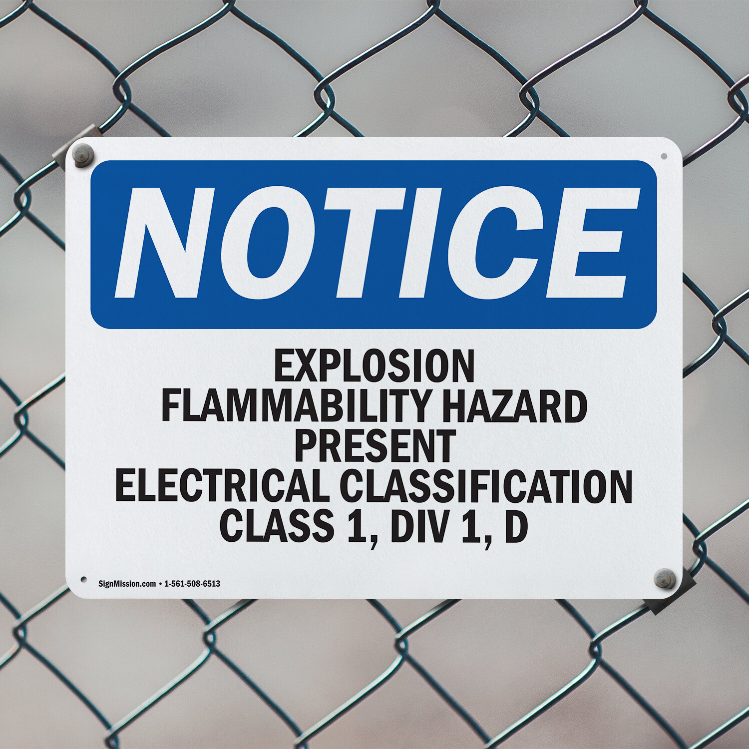 (2 Pack) Explosion Flammability Hazard Present Electrical OSHA Notice Sign Decal