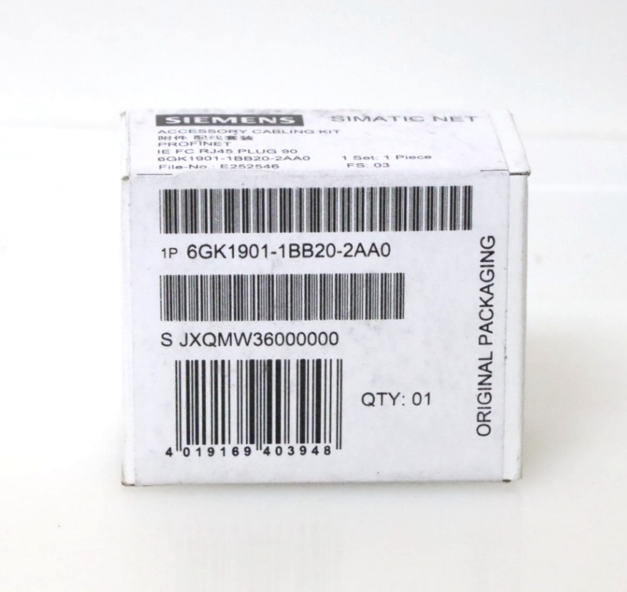 Siemens 6GK1901-1BB20-2AA0 Simatic Net Accessory Cabling Kit-IE FC RJ45 Plug 90