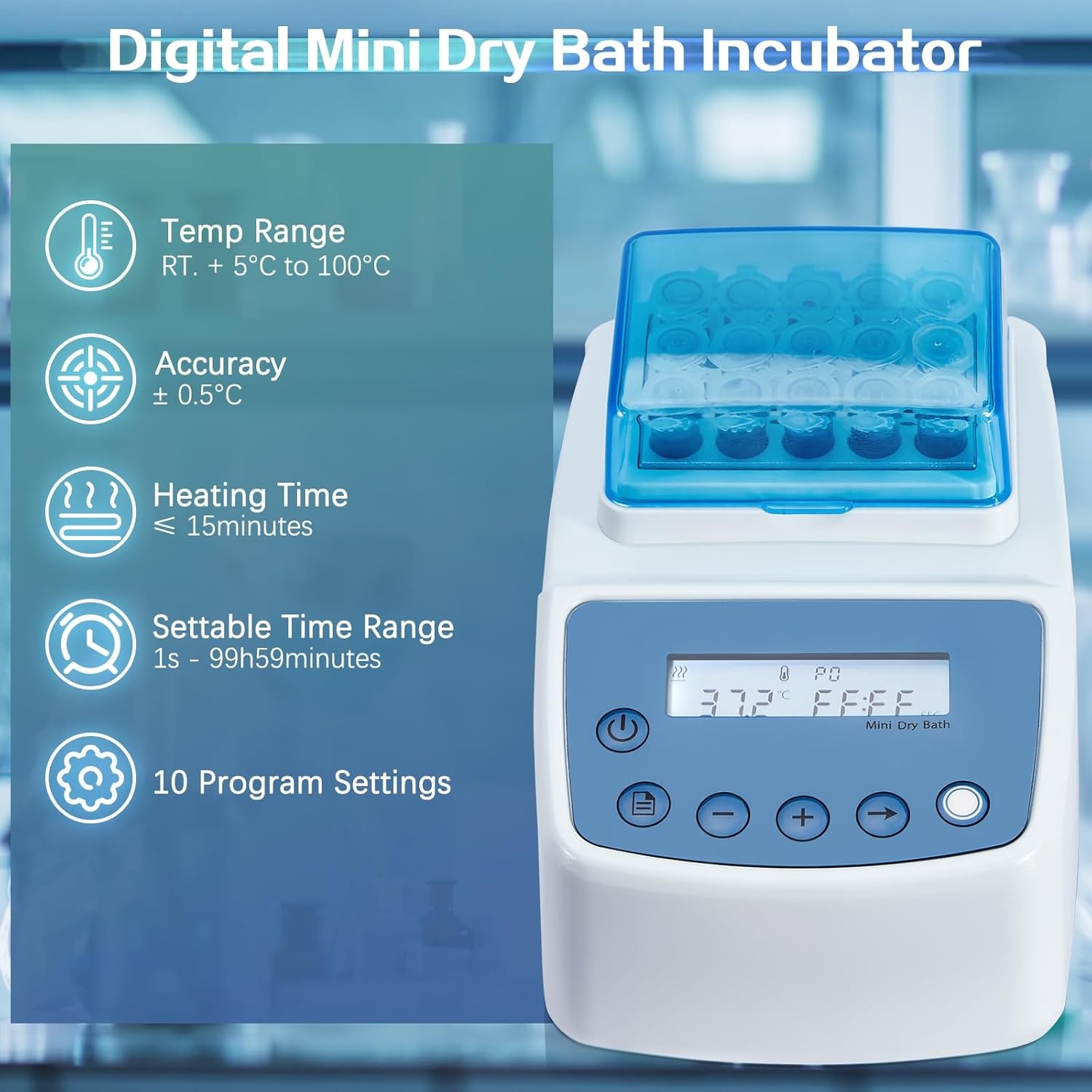 Lab Dry Bath Heating Mini Heating Dry Bath Incubator Thermostatic Heater Block
