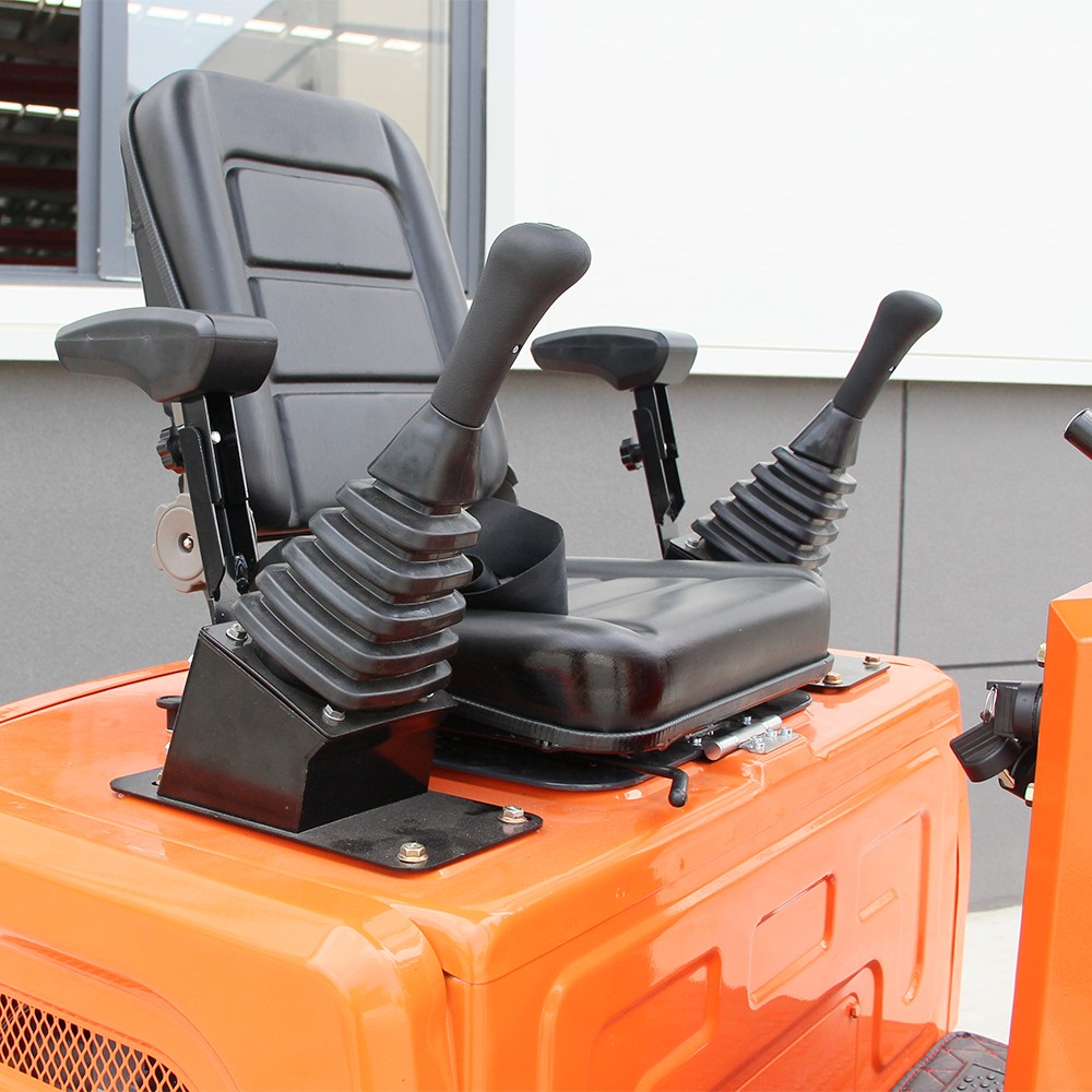 FREE SHIP 1Ton Mini Excavator B&S 13.5HP Crawler Hydraulic Digger + Attachment