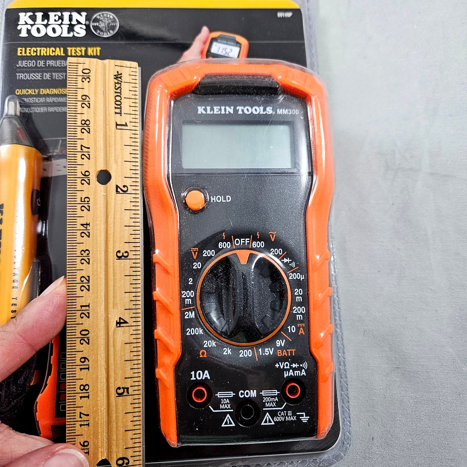 Klein Tools 69149P Electrical Test Kit MM300 NCVT-1P RT105 CAT III 600V New