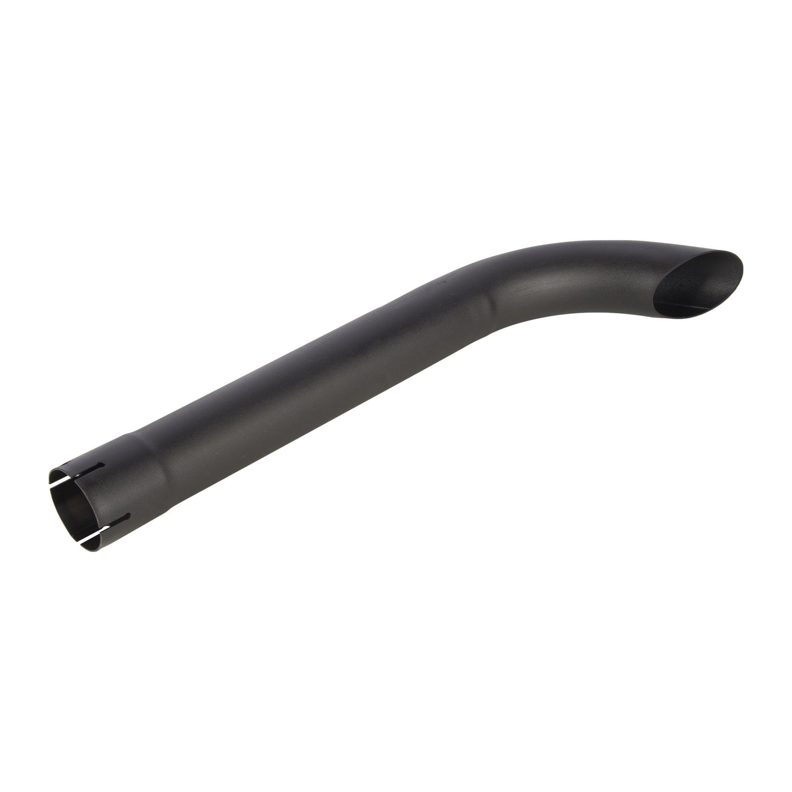 Exhaust Stack Pipe Replacement UNIVERSAL 2-1/2″ x 24″ Curved Black