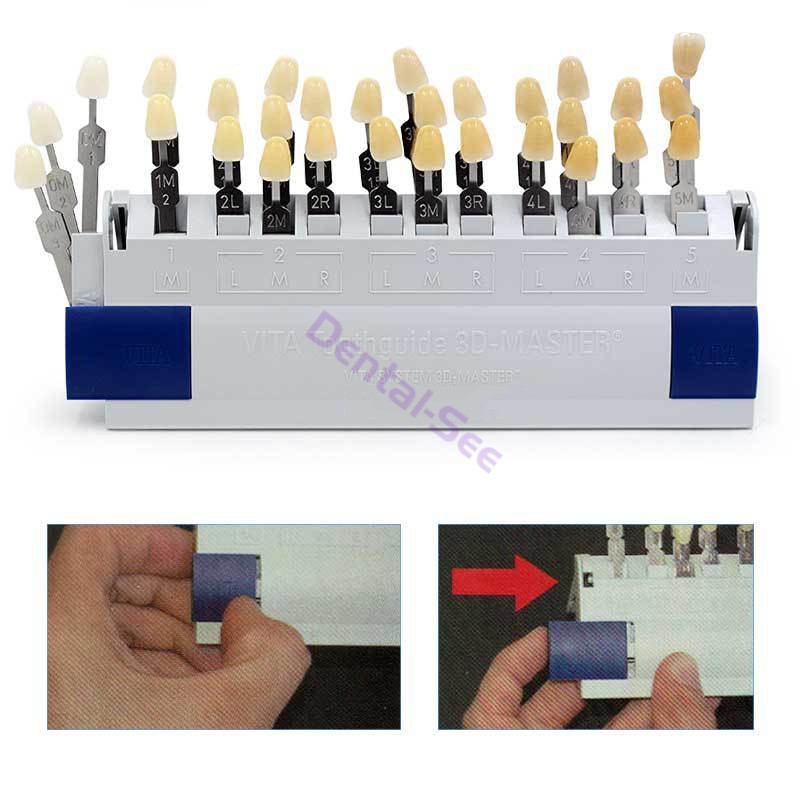 VITA Dental Resin Toothguide 3D Master with Bleached Shade Guide 29 Colors USA