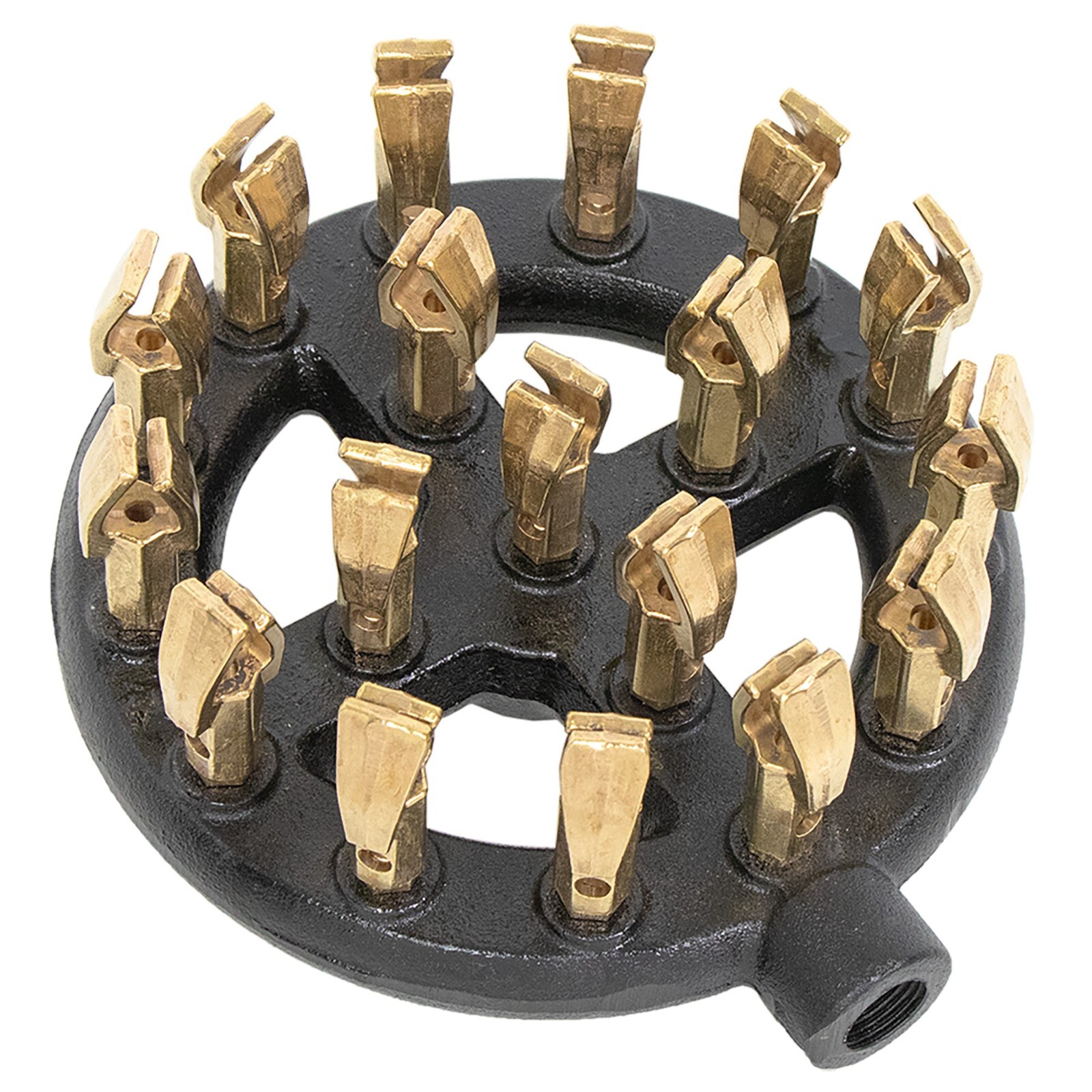 Leyso WR-JBD 18 Duck Mouth Shape Copper Tips Jet Burner Cast Iron Body