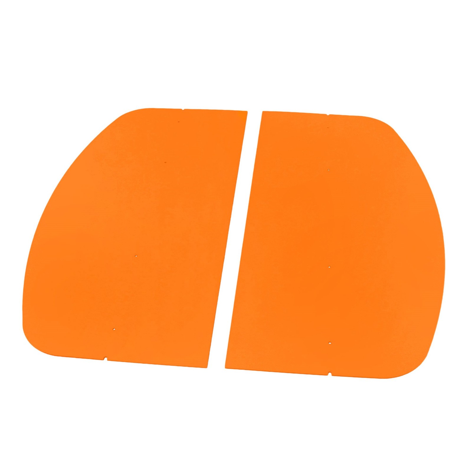 LABLT Orange Tuff Top Tractor Canopy For ROPS 52″×52″ w/ Mounting Accessories