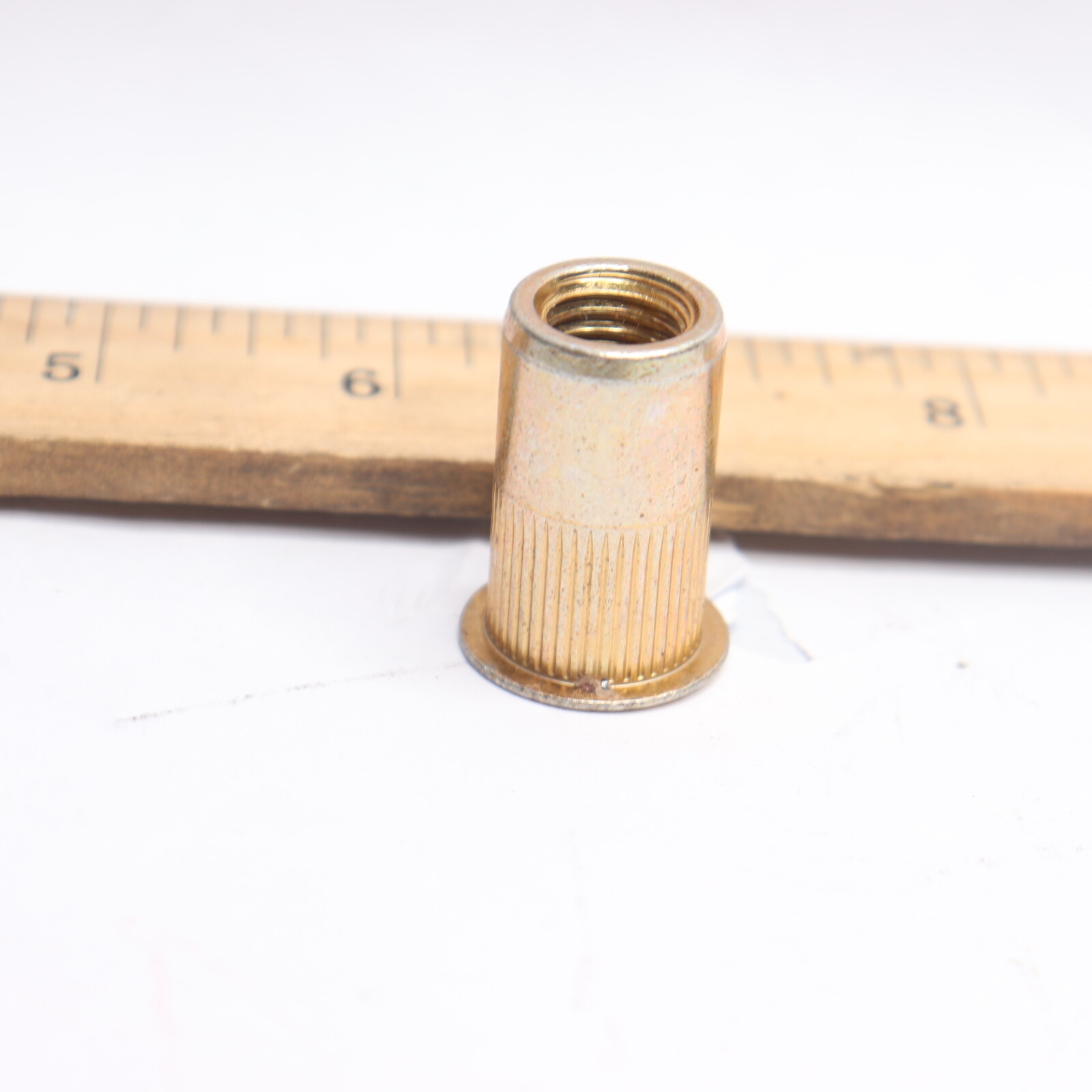 BULK DISCOUNT | Rivet Nut Yellow Zinc 7/16-14″ x 13/16″