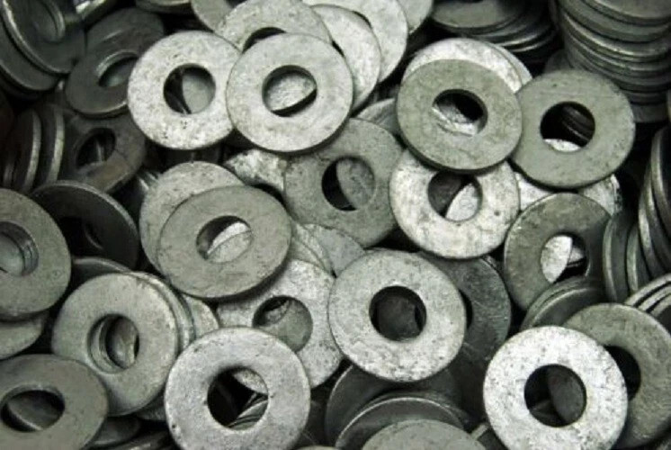 1/2-13 X 7 Hot Dipped Galvanized Hex Bolts With Nuts, Flat, & Lock Washers