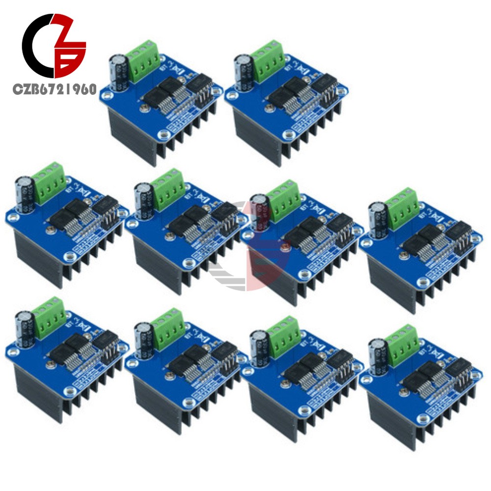 10PCS Double BTS7960B DC 43A Stepper Motor Driver H-Bridge PWM For Arduino NEW