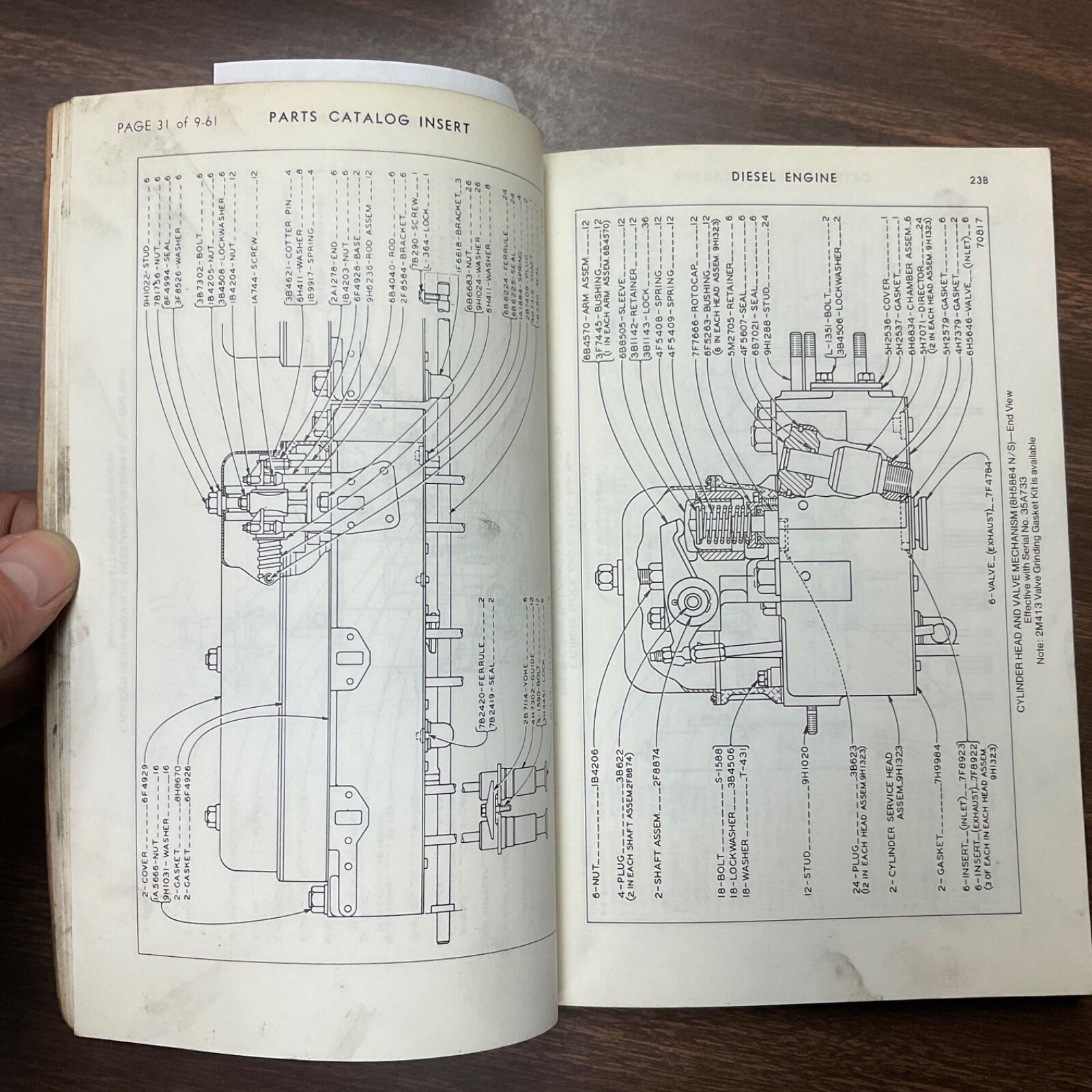 CAT Caterpillar D8 D8H PARTS MANUAL BOOK CATALOG TRACTOR BULLDOZER sn 35A1-776