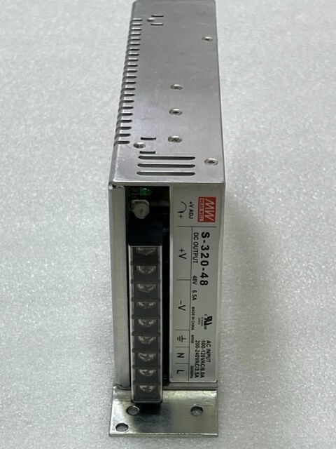 Meanwell S-320-48 Input: 120/240VAC Output: 48VDC 6.5A Power Supply Unit Used