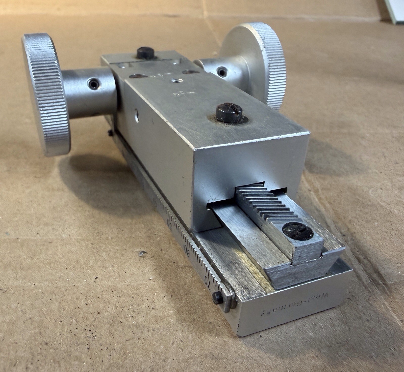 Precision Slide Mechanism -57mm Travel, Small Single Axis Movement