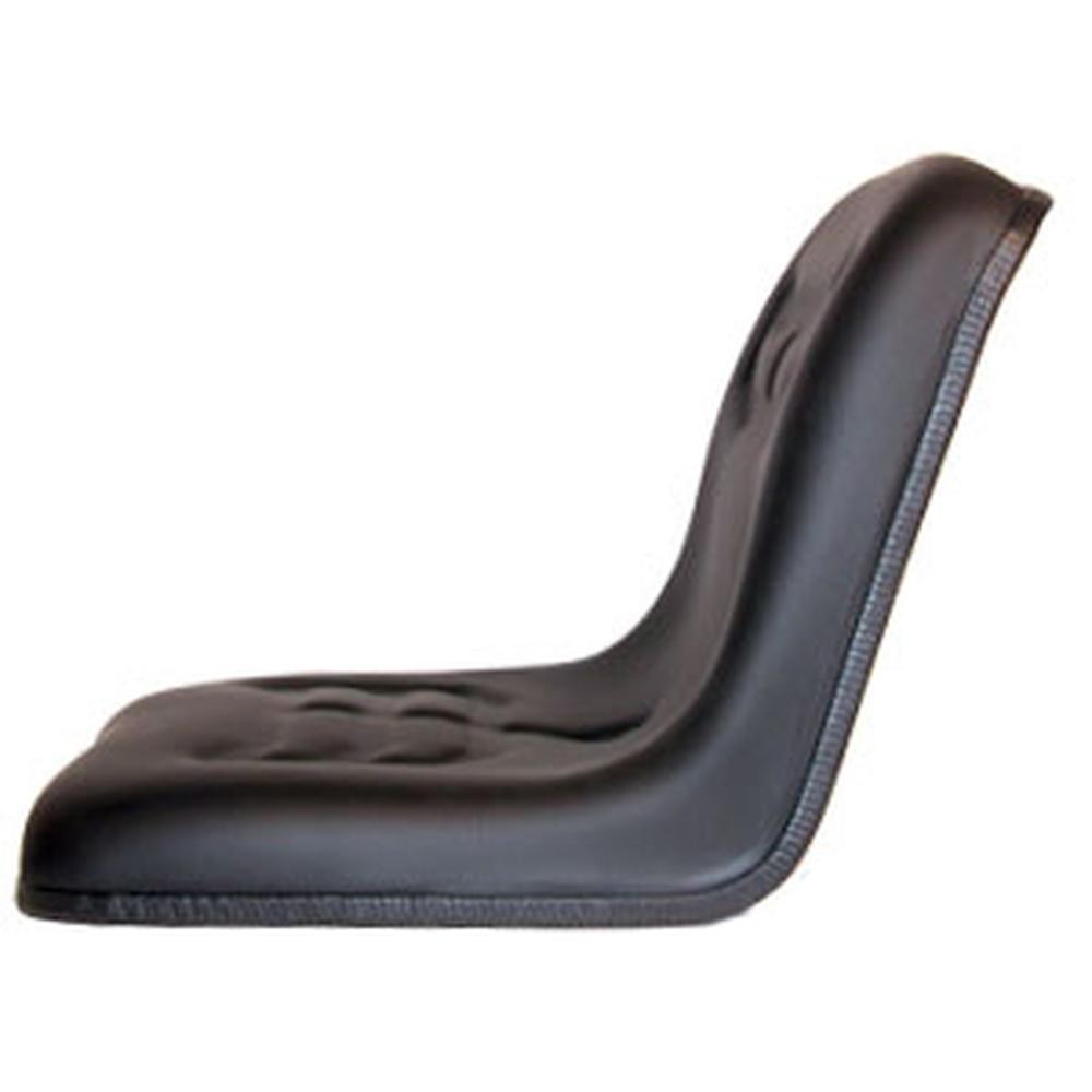 Compact Tractor Flip Seat with Brackets Fits Ford NH 1510 1710 1910 Black Vinyl