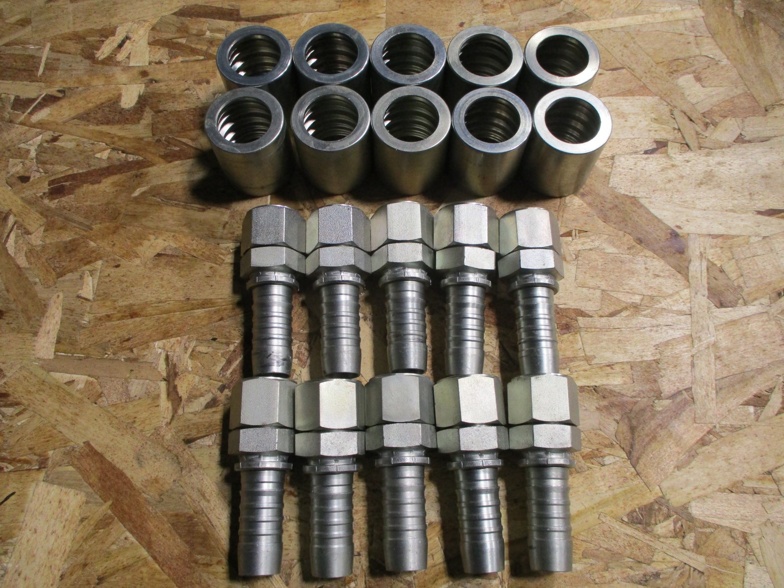 10-Pack Gates Hydraulic Hose Fittings 12GS-12FJX Female JIC 37° Swivel OEM | New