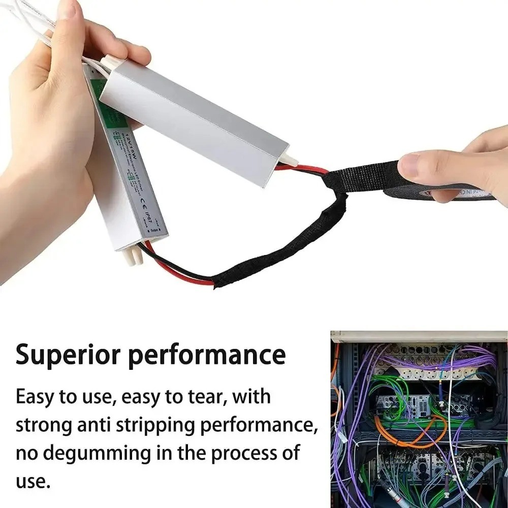 8 Rolls Cloth Tape Wire Electrical Wiring Harness Car Auto SUV Truck 19mmx15m US