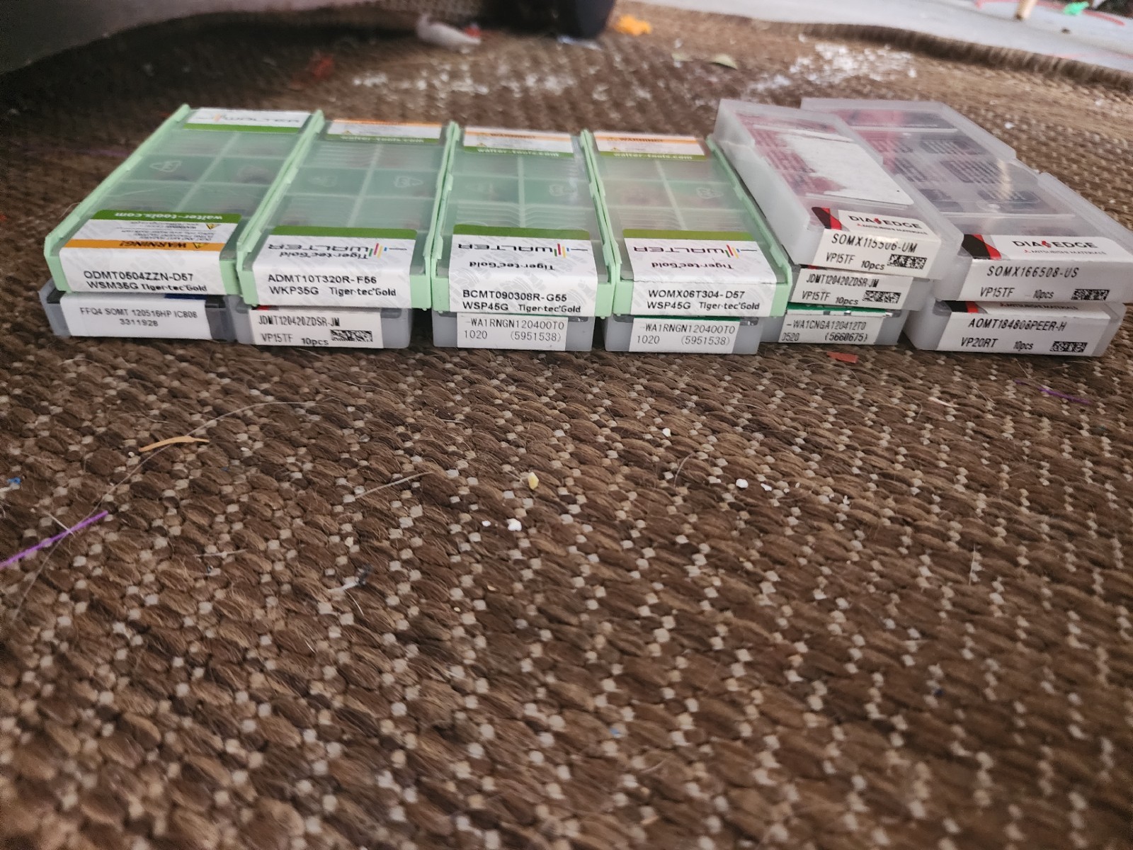 Mixed Lot Of carbide Inserts