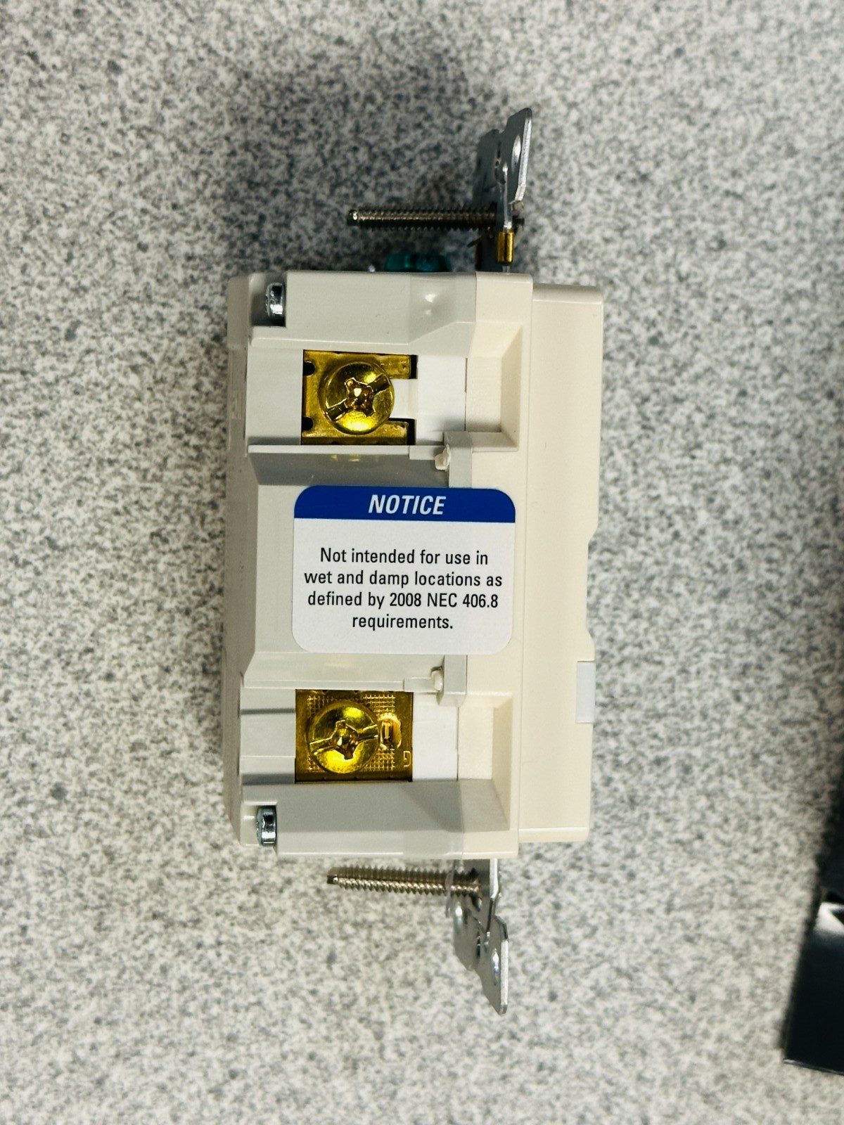 NEW Eaton TRSGFNL15LA GFCI Duplex Receptacle w Night Light 15A 125V TR Lt Almond