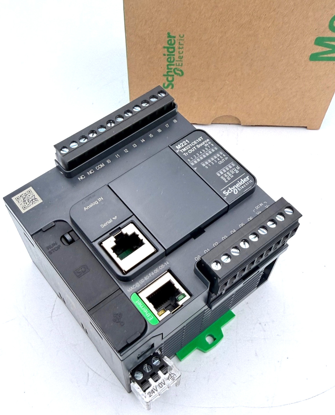 Schneider Electric TM221CE16T Modicon M221 PLC Logic Controller Surplus