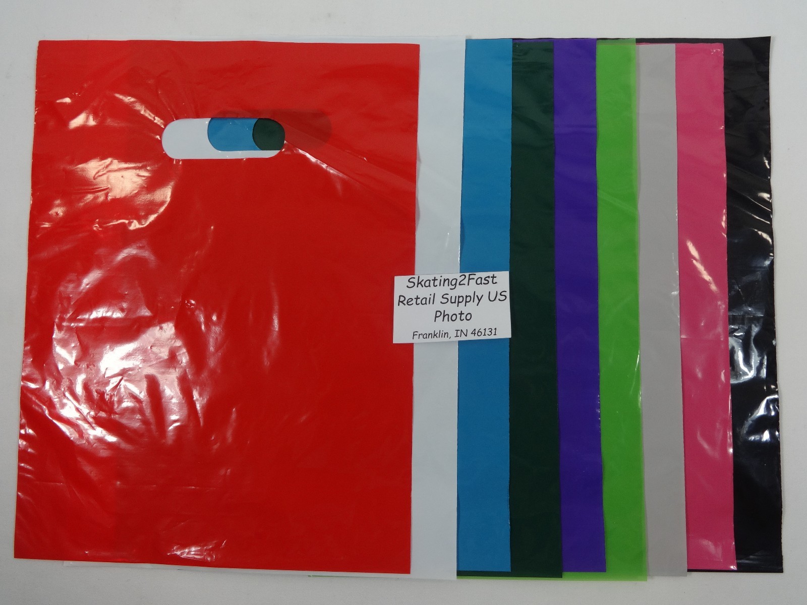 Low Density 15″ x 18″ x 4″ Merchandise Retail Shopping Bags Glossy