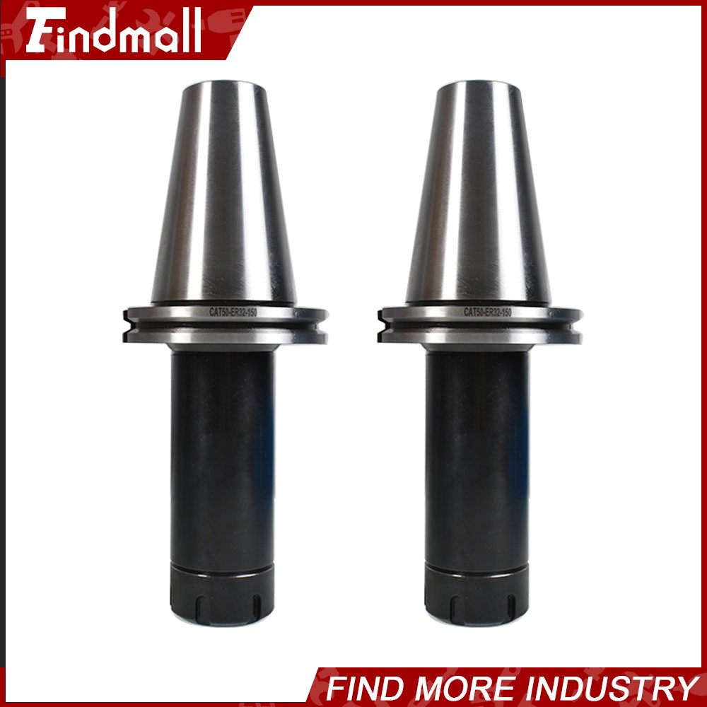 2PCS 6″ 150MM GAGE LENGTH TOOL HOLDER CAT50 ER32 COLLET CHUCK SET