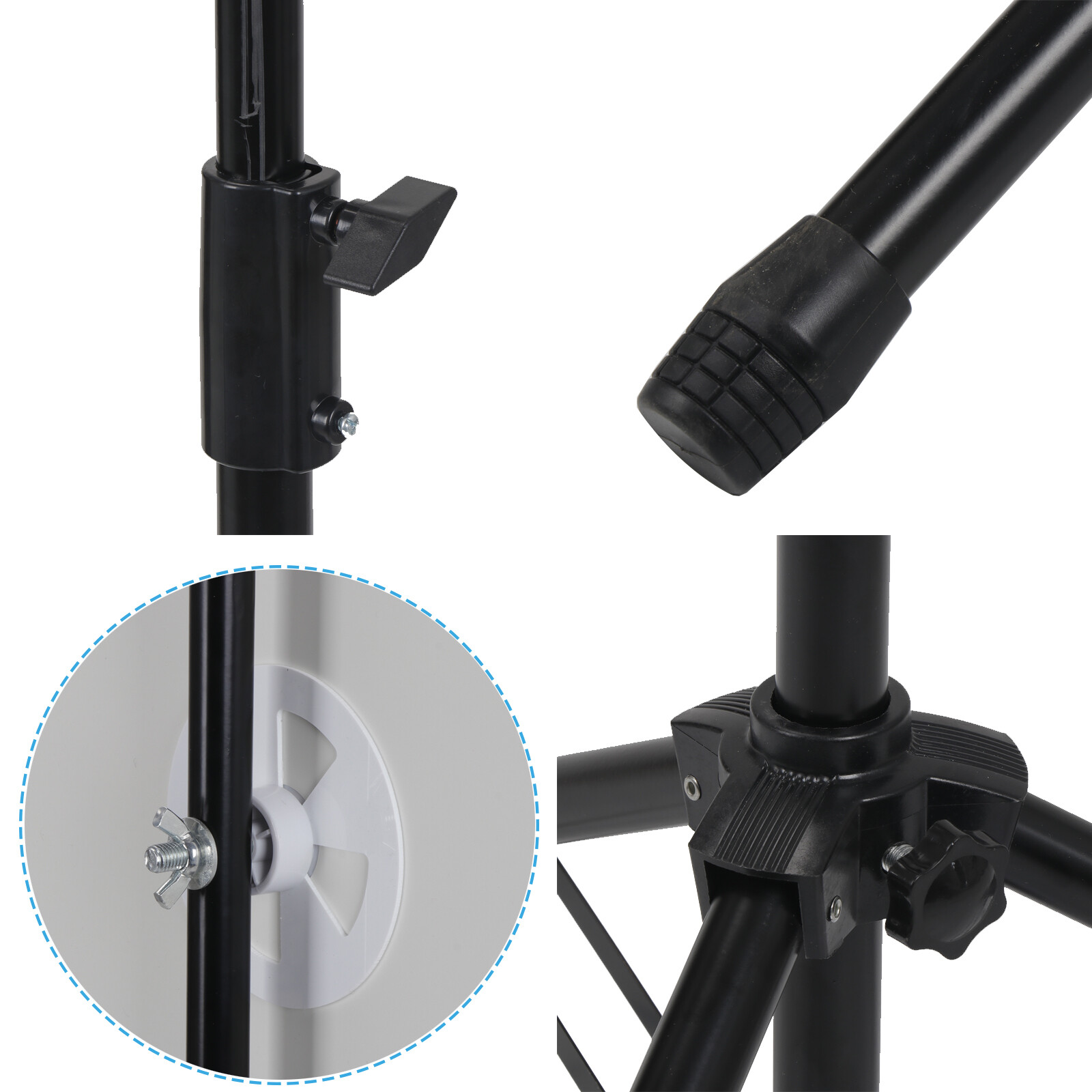 24″ Color Prize Wheel Fortune w Folding Tripod Floor Stand Carnival Spinnig Game