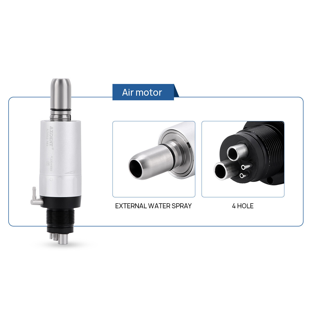 Dental E-generator LED High Speed Handpiece Slow Low Speed Handpiece 4/2Hole