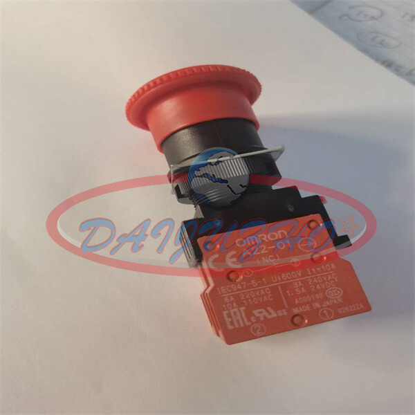 ONE Omron A22E-M-02 A22EM02 Pushbutton Switch Red BUTTON NEW