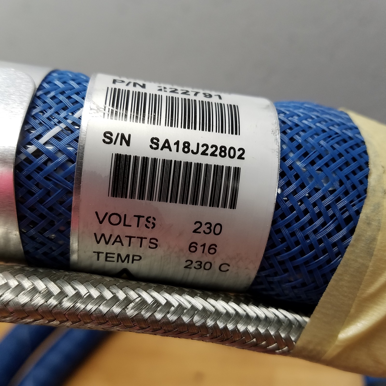 Nordson TC-60-13-PT100 Heating Cable, 230V, 616W, 230C – NEW