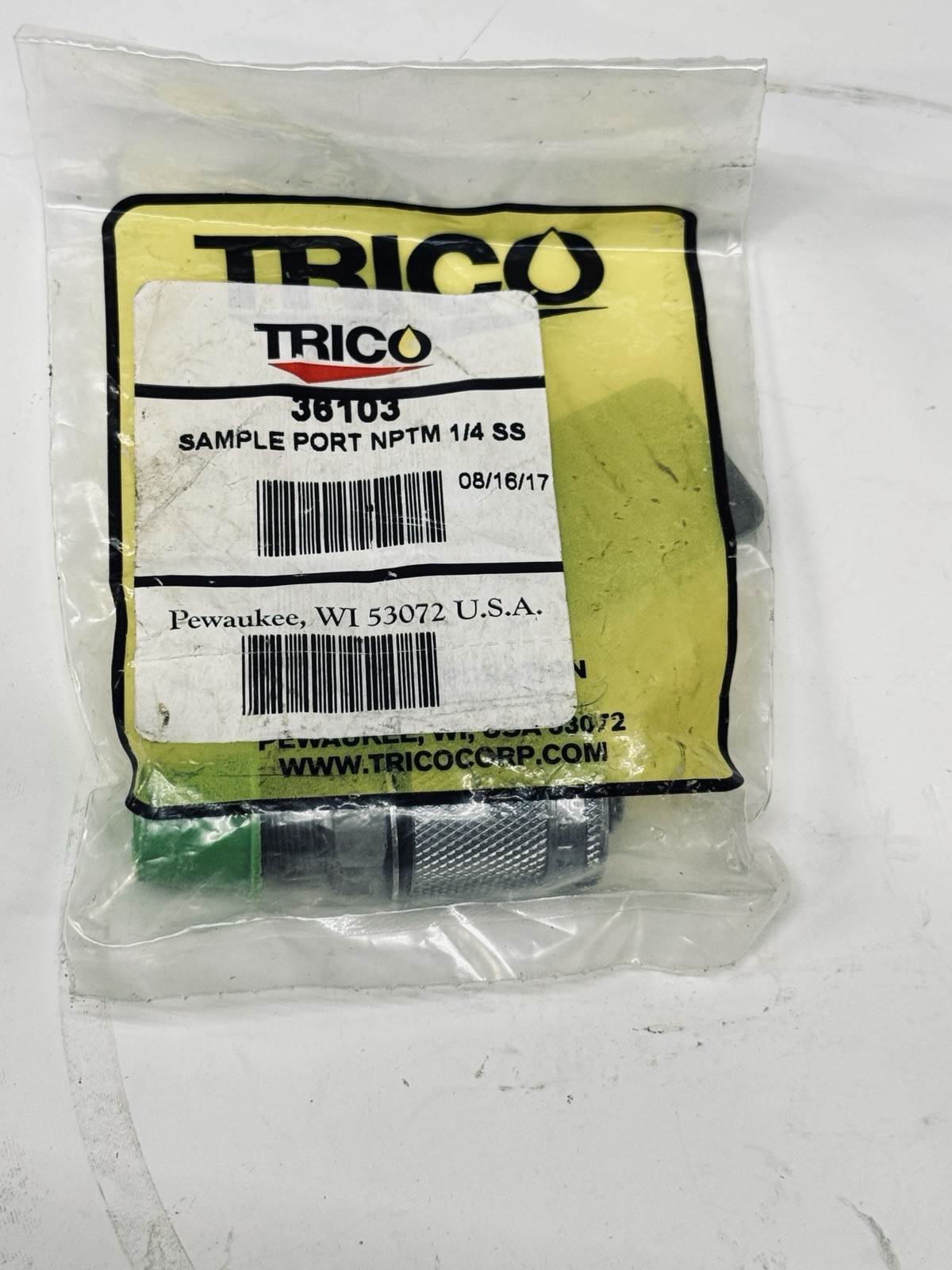 Sample Port – Stainless Steel 1/4″ NPT Trico 36103