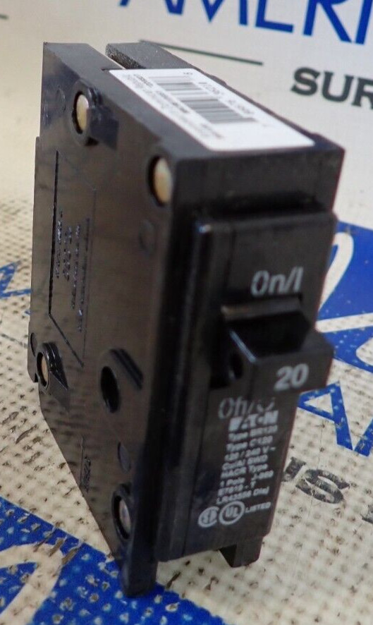 10 NEW – Eaton BR120 20 Amp 120/240 VAC 1 Pole Type BR Plug- On Circuit Breaker