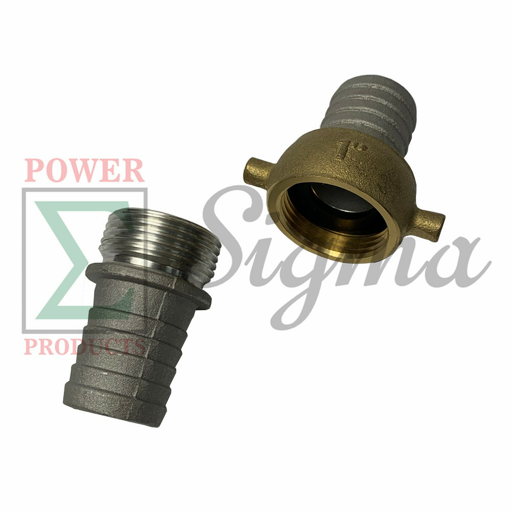 Sigma 1″ X 100′ Ft PVC Layflat Agricultural Pump Discharge Hose Pin Lug Coupling