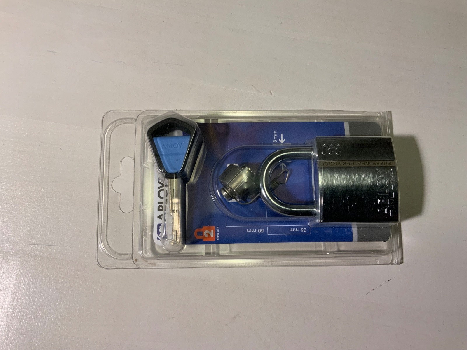 Abloy Finland PLM 330 SWP (Super weather proof) heavy padlock New & unopened!