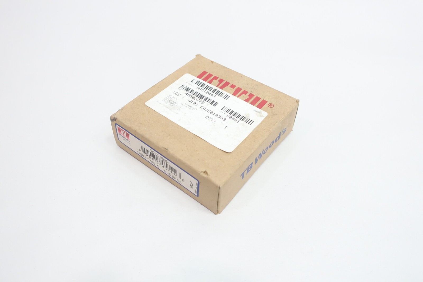 Tb Woods N012-1256-I Type A Nls Replacement Shoe