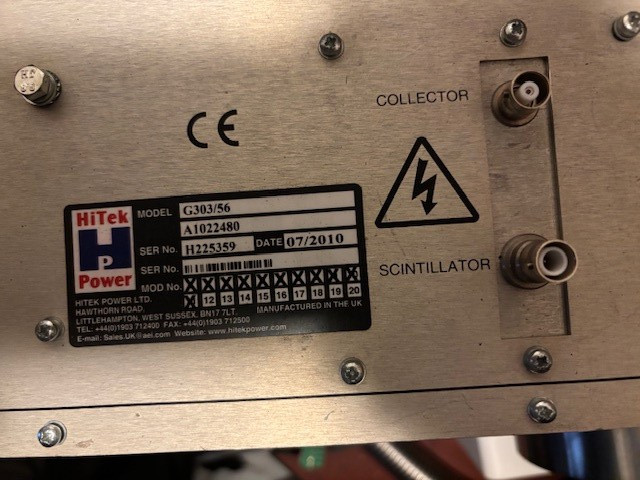 HiTek Power 35KV High Voltage MODEL G303/56 From Zeiss EVO Unit