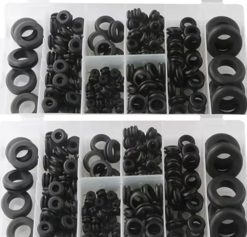 180 Pcs Rubber Grommet Kit Firewall Hole Plugs Wiring O-Ring Assortment Set