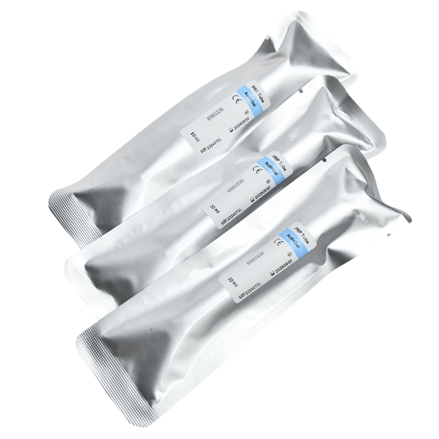 50 PCS Tubes 10ML Tube ACD and Gel+Anticoagulant