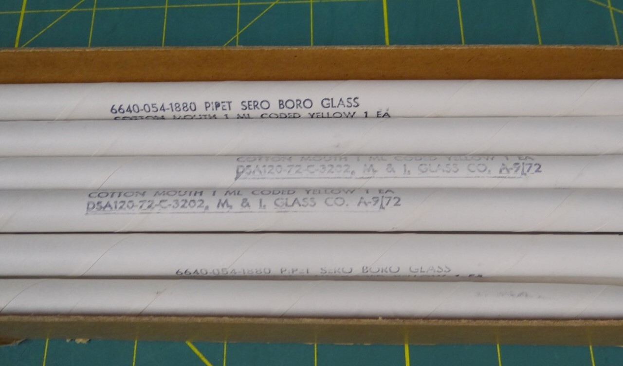 Kimble Chase 37034A-11100 Serological Pipet Capacity: 1 in 1/100mL BOX OF 18