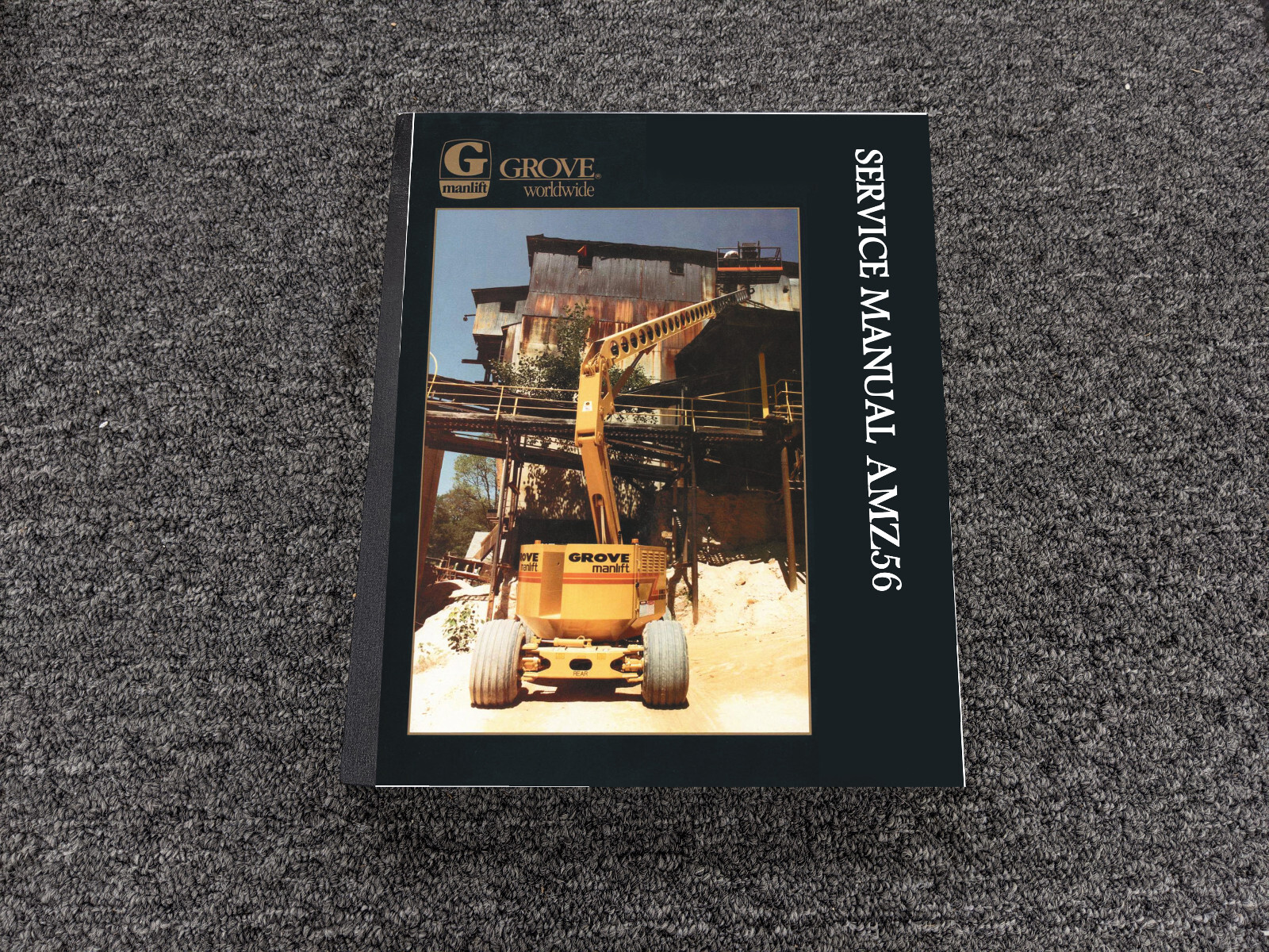 Grove AMZ56 Boom Lift Service Repair Parts Hydraulic Wiring Owner Manual Set