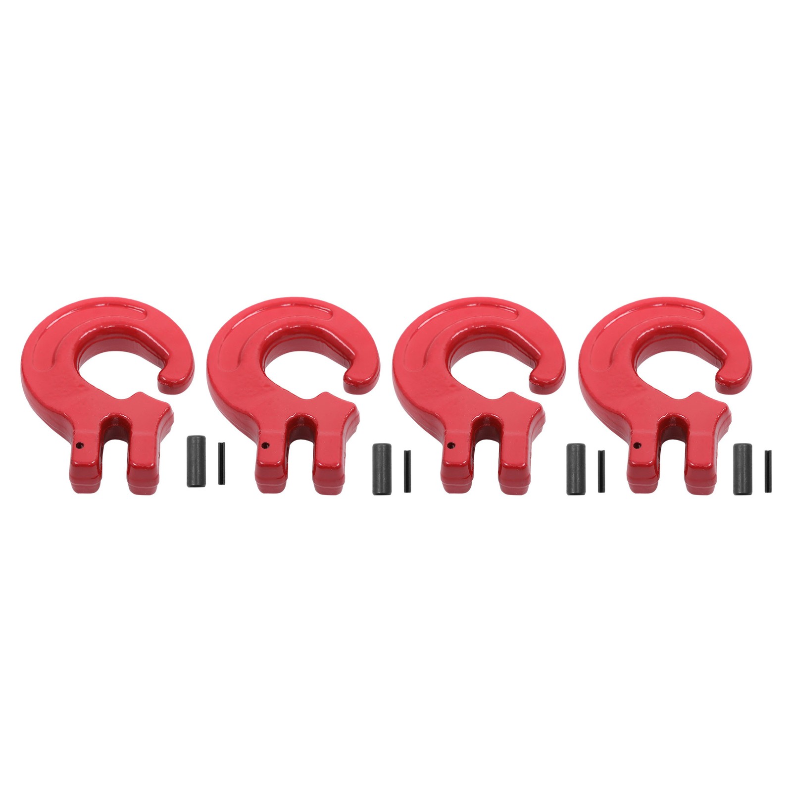 4 PCS 5/16 Inch Logging Chain Choker Hook G80 4400 Lbs Working Load Limit