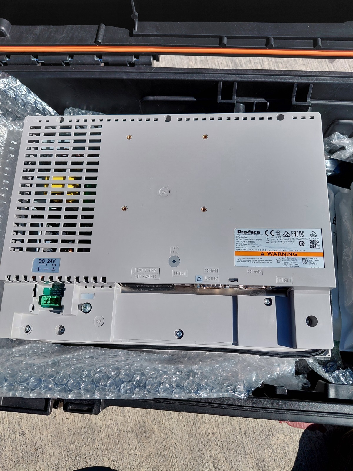 Pro-face GP-4501TW Operator Panel 10.4″ Color Display Ethernet USB Serial