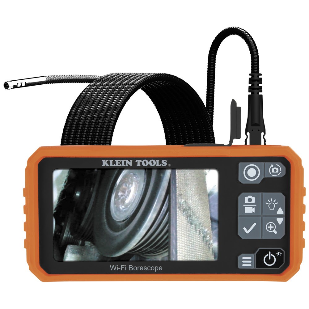 Klein Tools ET19 Pro Borescope 5.5mm Camera 9.8ft Cable 4.3in LCD